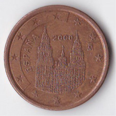 5 евроцентов 2000 Испания - 5 euro cent 2000 Spain