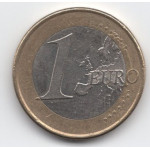 1 евро 2011 Испания - 1 euro 2011 Spain, из оборота