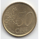 50 евроцентов 2001 года Испания - 50 euro cents 2001 Spain, из оборота