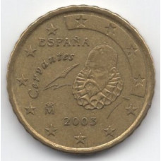 10 евроцентов 2003 года Испания - 10 euro cent 2003 Spain, из оборота