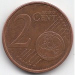 2 евроцента 2008 года Мальта - 2 euro cents 2008 Malta, из оборота