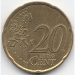 20 евроцентов 2000 года Франция - 20 euro cent 2000 France, из оборота