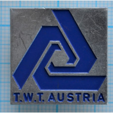Значок Дни науки и техники Австрии в СССР 1976 год, T.W.T AUSTRIA
