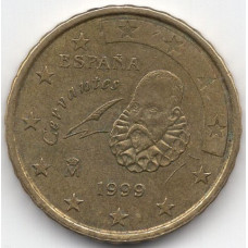 10 евроцентов 1999 года Испания - 10 euro cent 1999 Spain, из оборота