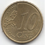 10 евроцентов 2015 года Литва - 10 euro cents 2015 Lietuva, из оборота