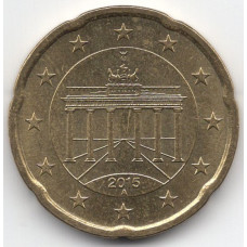 20 евроцентов 2015 Германия - 20 euro cents 2015 Germany, A, из оборота