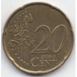 20 евроцентов 2002 года Франция - 20 euro cent 2002 France, из оборота