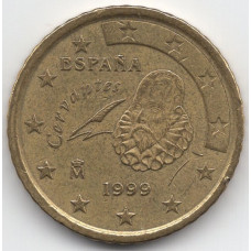 50 евроцентов 1999 года Испания - 50 euro cents 1999 Spain, из оборота