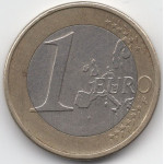 1 евро 2002 Греция - 1 euro 2002 Greece, из оборота