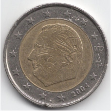 2 евро 2004 Бельгия - 2 euro 2004 Belgium, из оборота