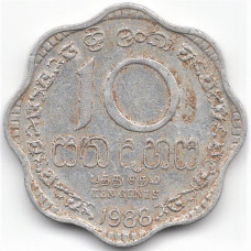 10 центов 1988 Цейлон - 10 cents 1988 Ceylon