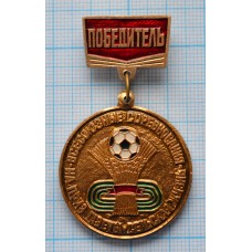 Значок Всесоюзные соревнования на приз газеты Сельская жизнь, ДСА Урожай, Победитель, Футбол