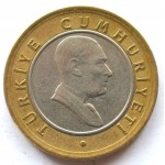 50 новых куруш 2005 Турция - 50 new kurush 2005 Turkey, из оборота