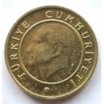 5 куруш 2009 Турция - 5 kurush 2009 Turkey, из оборота