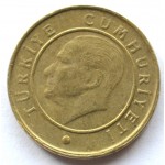 10 куруш 2009 Турция - 10 kurush 2009 Turkey, из оборота