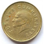 1000 лир 1990 Турция - 1000 lire 1990 Turkey, из оборота