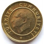 5 куруш 2011 Турция - 5 kurush 2011 Turkey, из оборота