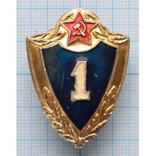 Нагрудный знак Армейская классность, 1 класс. Гайка. Легкий.