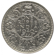 1 рупия 1940 Британская Индия - 1 rupee 1940 British India