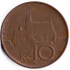 10 крон 1996 Чехия - 10 krone 1996 Czech Republic