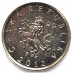 1 крона 2012 Чехия - 1 krone 2012 Czech Republic