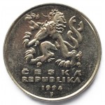 5 крон 1994 Чехия - 5 korun 1994 Czech Republic