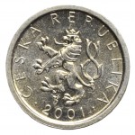 10 геллеров 2001 Чехия - 10 hellers 2001 Czech Republic, из оборота