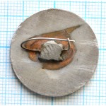 Значок КЭЗ, Кемеровский электротехнический завод, Тяжелый, Заколка