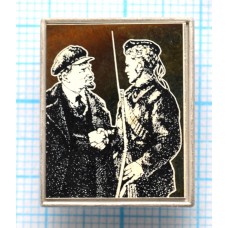 Серия "Портреты" - В.И. Ленин, Стекло