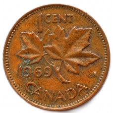 1 цент 1969 Канада - 1 cent 1969 Canada