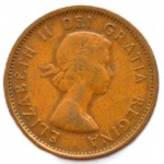 1 цент 1963 Канада - 1 cent 1963 Canada