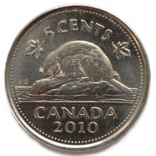 5 центов 2010 Канада - 5 cents 2010 Canada