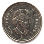25 центов (квотер) 2010 Канада - 25 cents (quarter) 2010 Canada