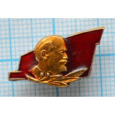 Серия "Ленин на флагах" - В.И. Ленин