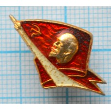 Серия "Ленин на флагах" - В.И. Ленин, Ракета