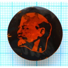 Серия "Портреты" - В.И. Ленин, Стекло, Круглый