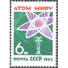 1963, март. За мир без оружия, мир без войн! Атом миру