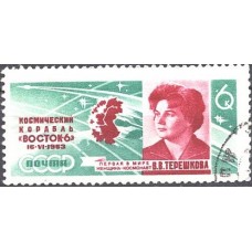 1963, июнь. Полет В.Ф.Быковского и В.В.Терешковой на кораблях ''Восток-5'' и ''Восток-6''. 