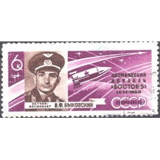 1963, июнь. Полет В.Ф.Быковского и В.В.Терешковой на кораблях ''Восток-5'' и ''Восток-6''. 