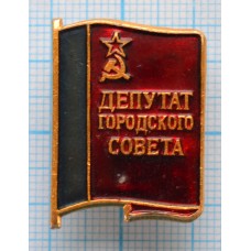 Значок Депутат городского совета, Большой