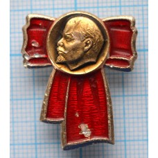 Серия "Ленин на флагах" - В.И. Ленин