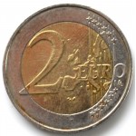 2 евро 2002 Бельгия - 2 euro 2002 Belgium, из оборота