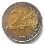 2 евро 2012 года Кипр - 2 euro 2012 Cyprus, из оборота