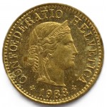 5 раппенов 1988 Швейцария - 5 rappenes 1988 Switzerland