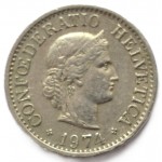 10 раппенов 1974 Швейцария - 10 rappenes 1974 Switzerland