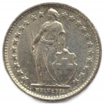 1/2 франка 1971 Швейцария - 1/2 franc 1971 Switzerland