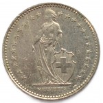 1 франк 1986 Швейцария - 1 francs 1986 Switzerland 