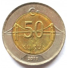 50 куруш 2011 Турция - 50 kurus 2011 Turkey