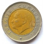 50 куруш 2009 Турция - 50 kurus 2009 Turkey, из оборота
