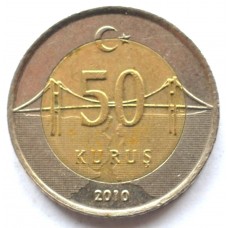 50 куруш 2010 Турция - 50 kurus 2010 Turkey